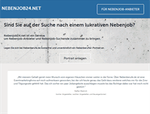 Tablet Screenshot of nebenjob24.net